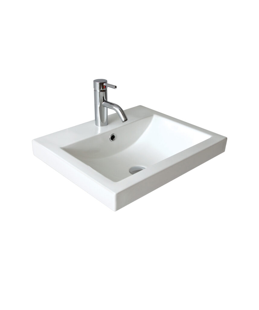 Kyra 016 ceramic basin - White Gloss