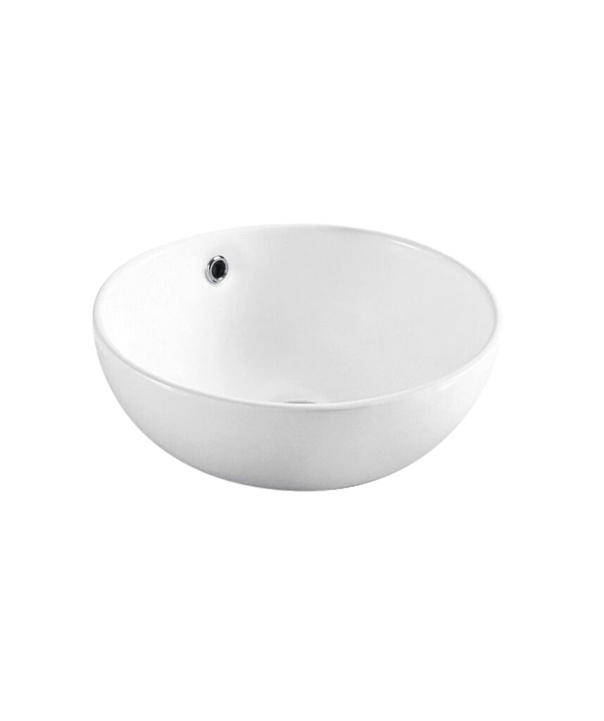 Syros 435 ceramic basin - White Gloss