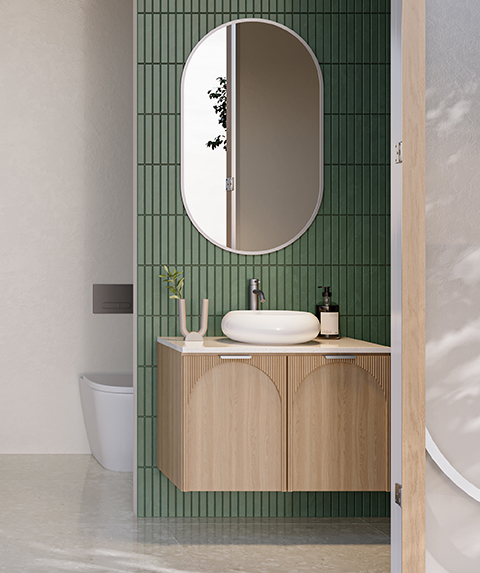 Arko 361 ceramic basin - White Gloss