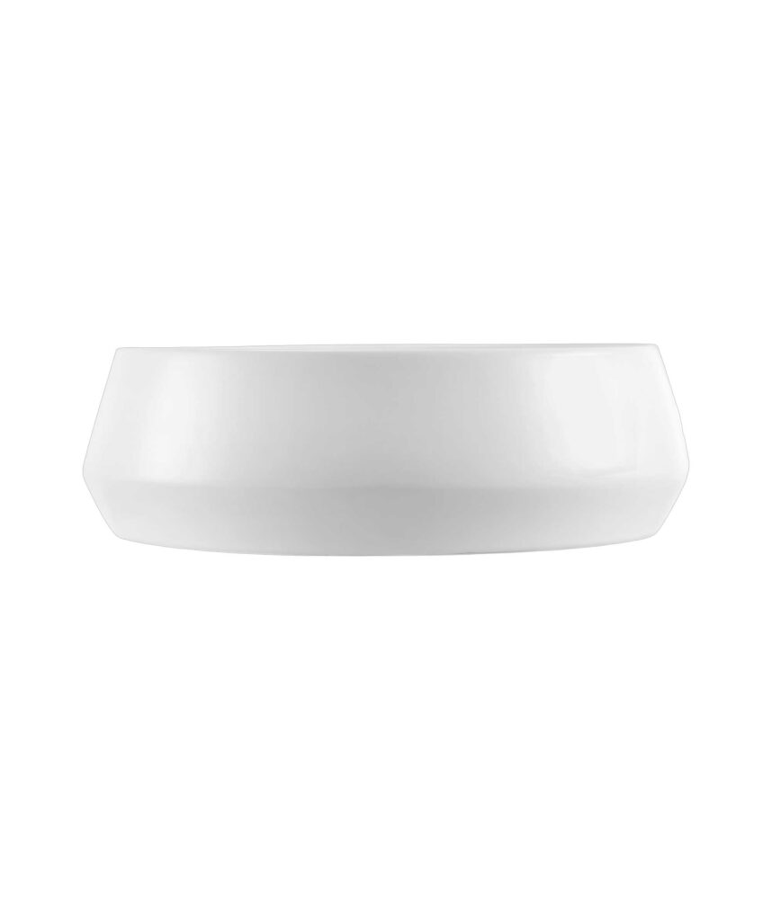 Loni 375 ceramic basinn - White Silk Matte