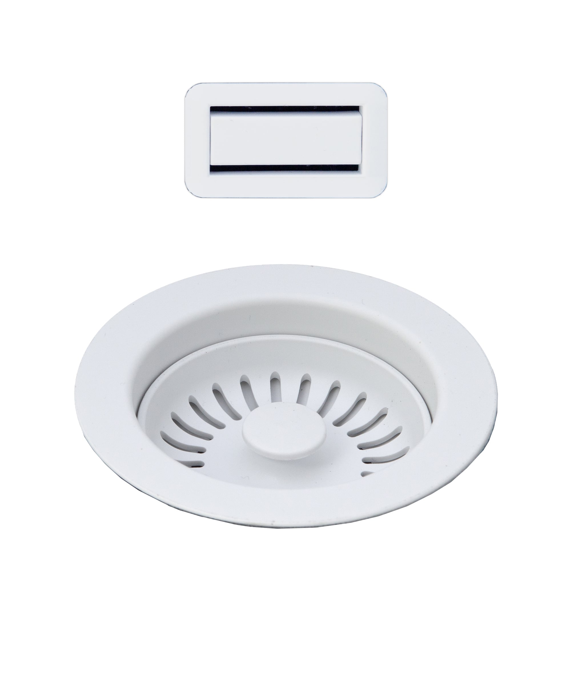 Sink Waste and Overflow Cover for Oros Arqstone sinks - colour