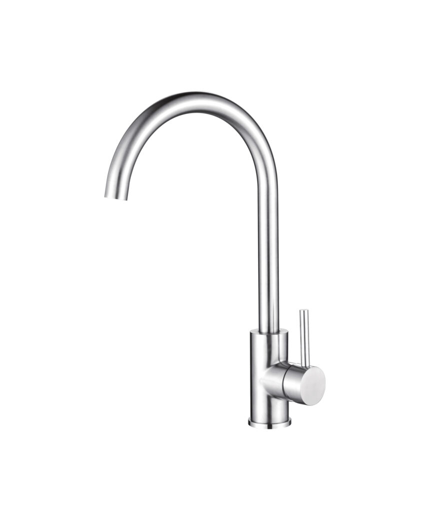 Anson Gooseneck Sink Mixer - Lead Free - Chrome