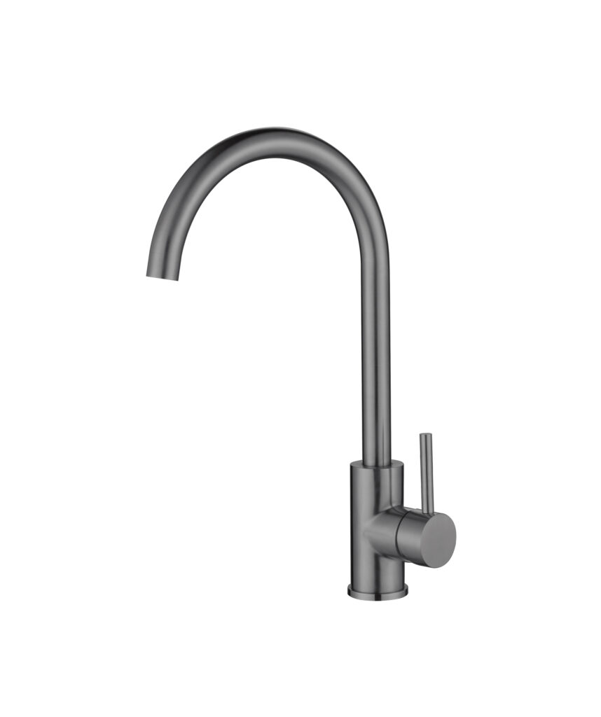 Anson Gooseneck Sink Mixer - Lead Free - Gunmetal