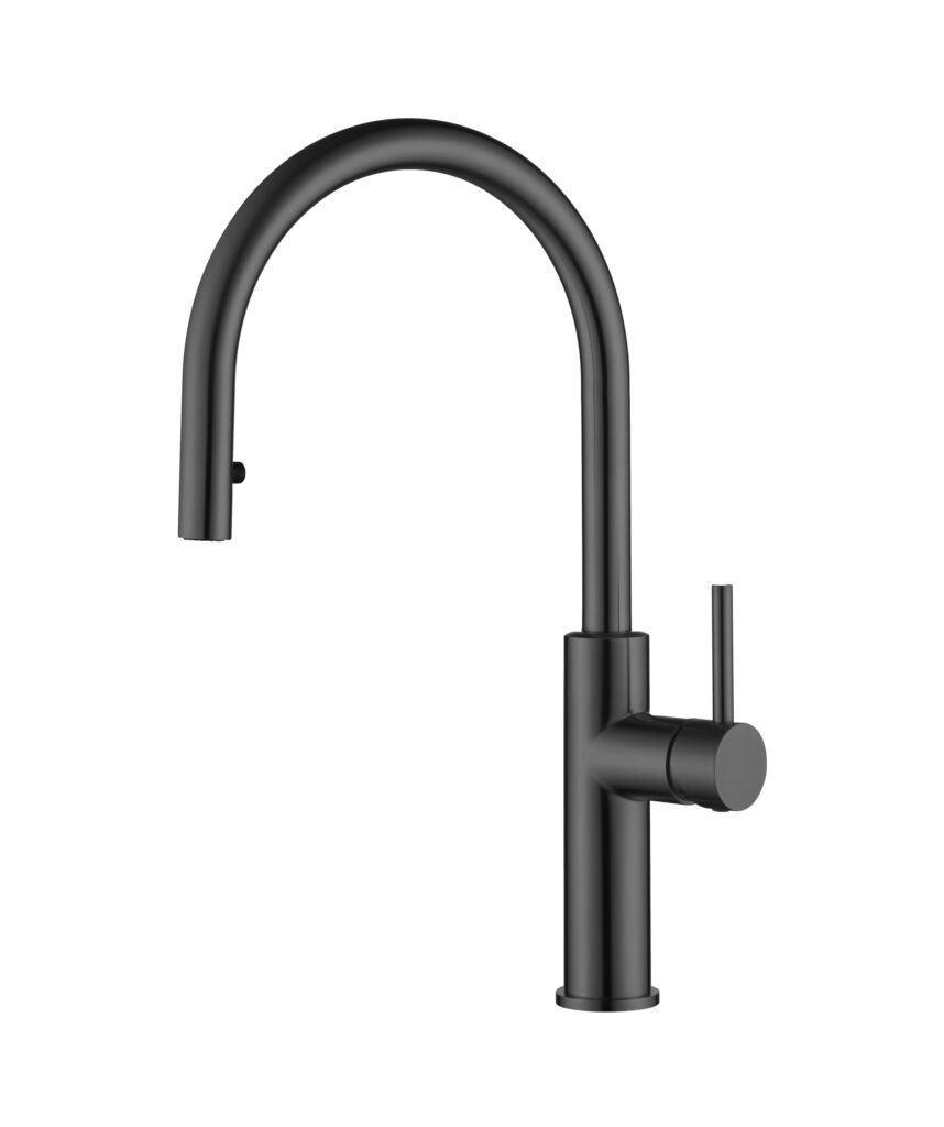 Anson Pull Out Sink Mixer - Lead Free - Black Matte