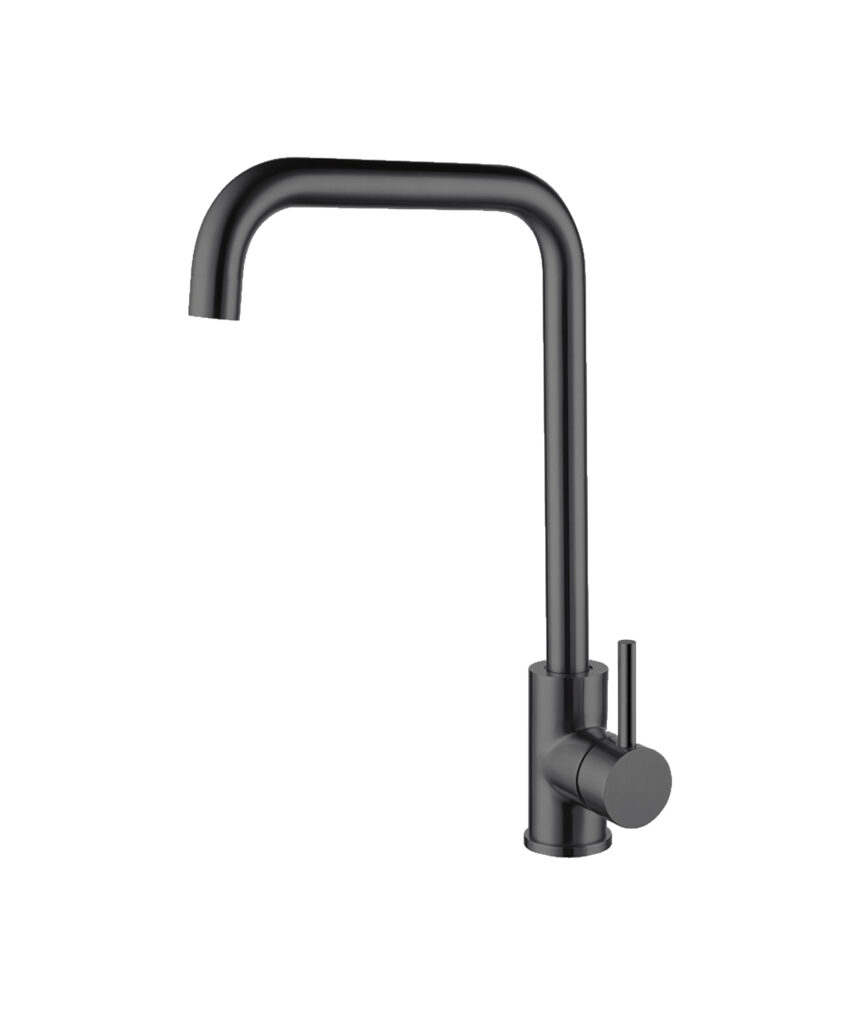 Anson Squareline Sink Mixer - Lead Free - Black Matte