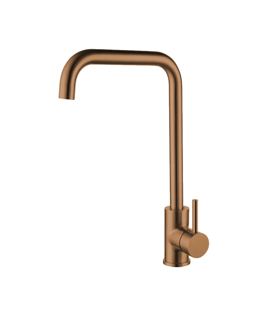 Anson Squareline Sink Mixer - Lead Free - Brushed Bronze