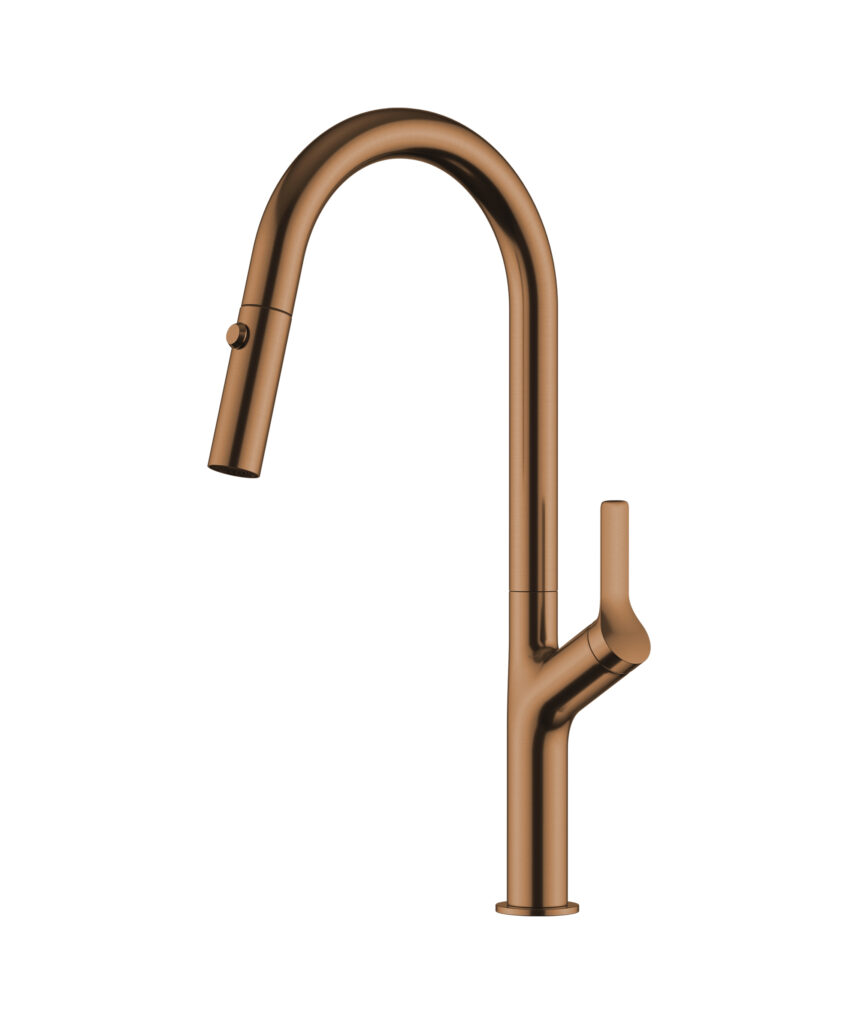 Avida Pull Out Spray Sink Mixer - Lead Free - Brushed Bronze