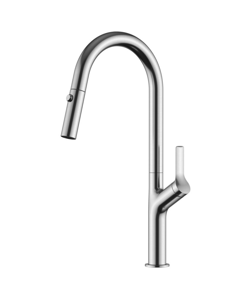 Avida Pull Out Spray Sink Mixer - Lead Free - Brushed Stainless Steel