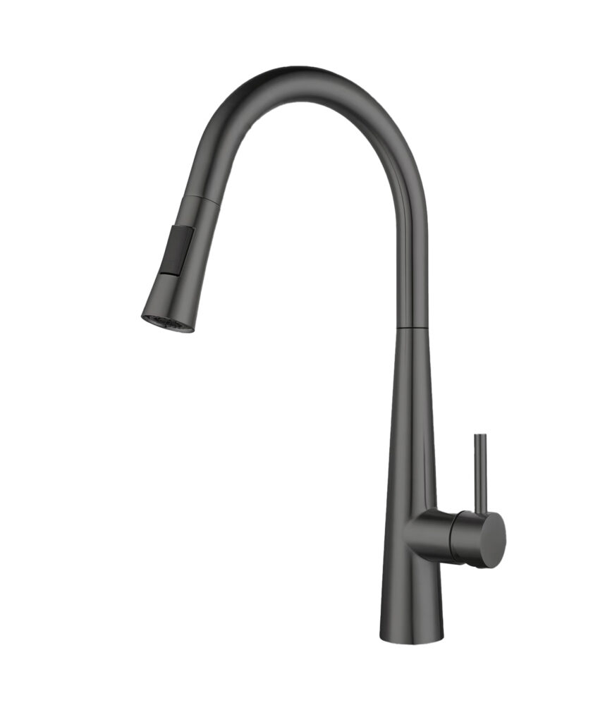 Jorji Pull Out Spray Sink Mixer - Lead Free - Black Matte