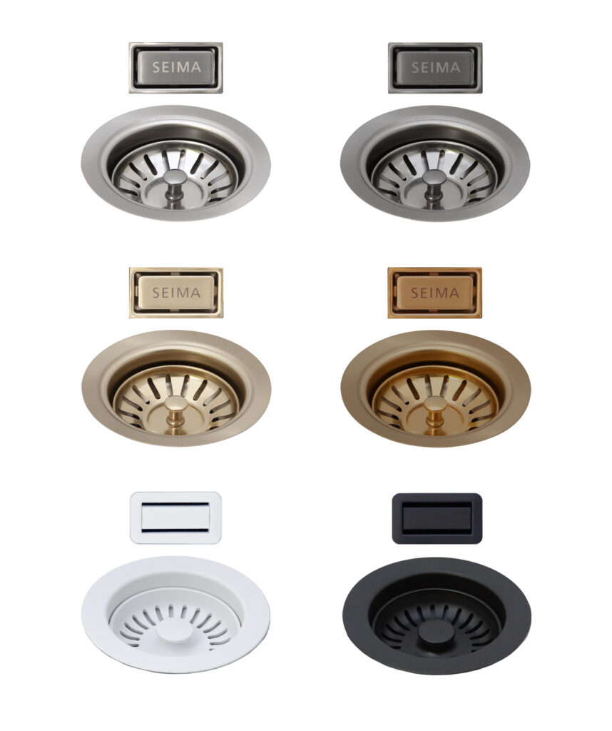 Sink Waste and Overflow Cover for Oros Arqstone sinks - colour options