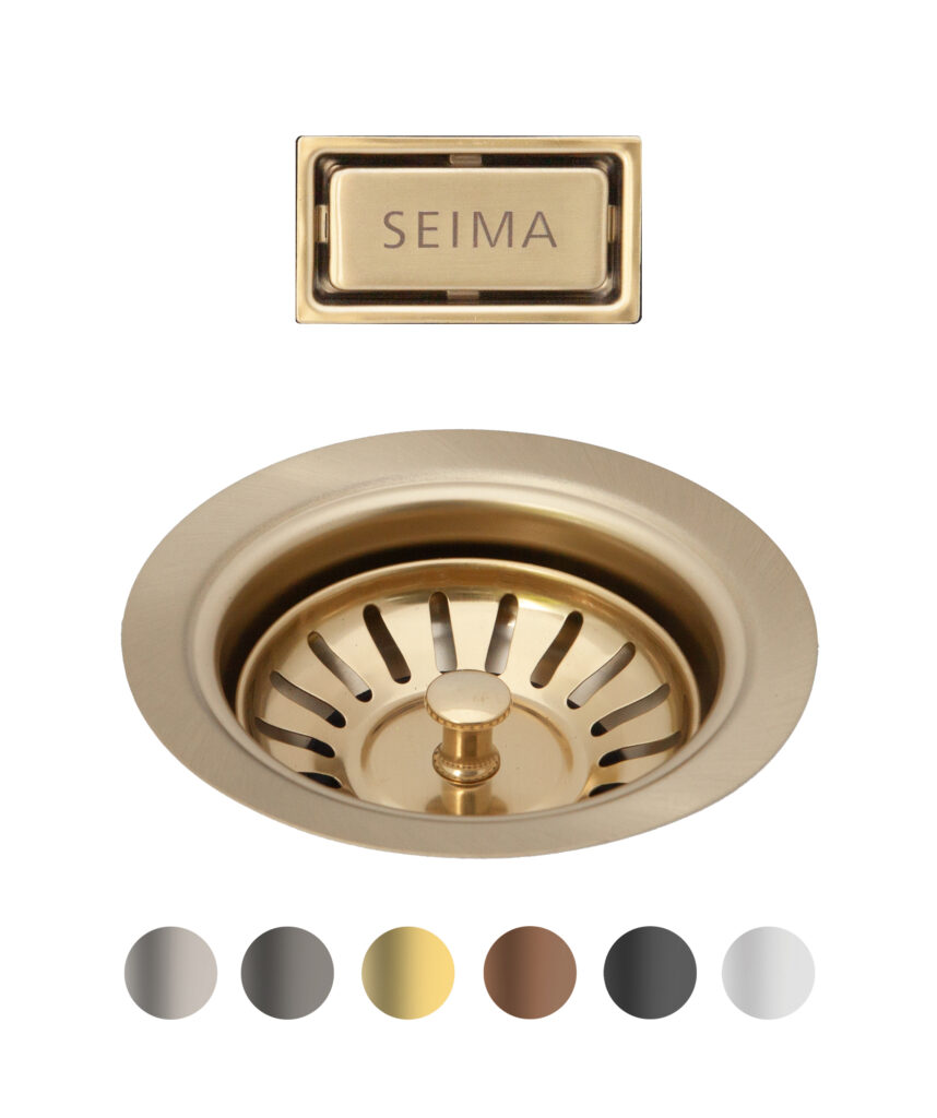 Sink Waste and Overflow Cover for Oros Arqstone sinks - colour options