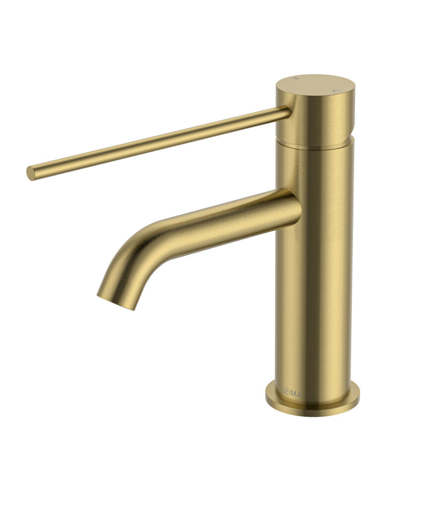 Anson Care Basin Mixer - Lead Free - Brushed Gold