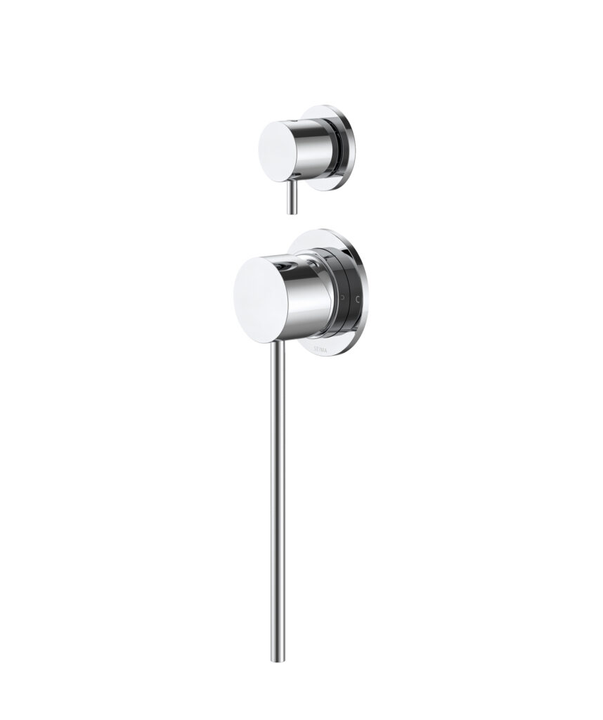 Anson Care Diverter Mixer with Separate Backplates - Lead Free - Chrome
