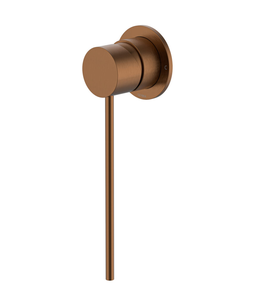 Anson Care Wall Mixer with 60mm Backplate - Lead Free - Brushed Bronze