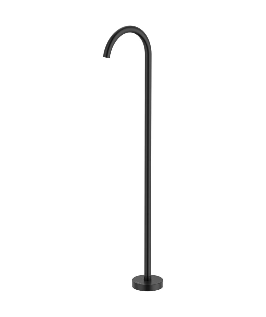 Anson Floor Mounted Bath Spout - Lead Free - Black Matte