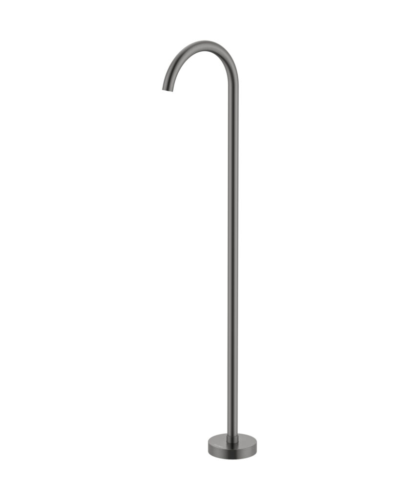 Anson Floor Mounted Bath Spout - Lead Free - Gunmetal