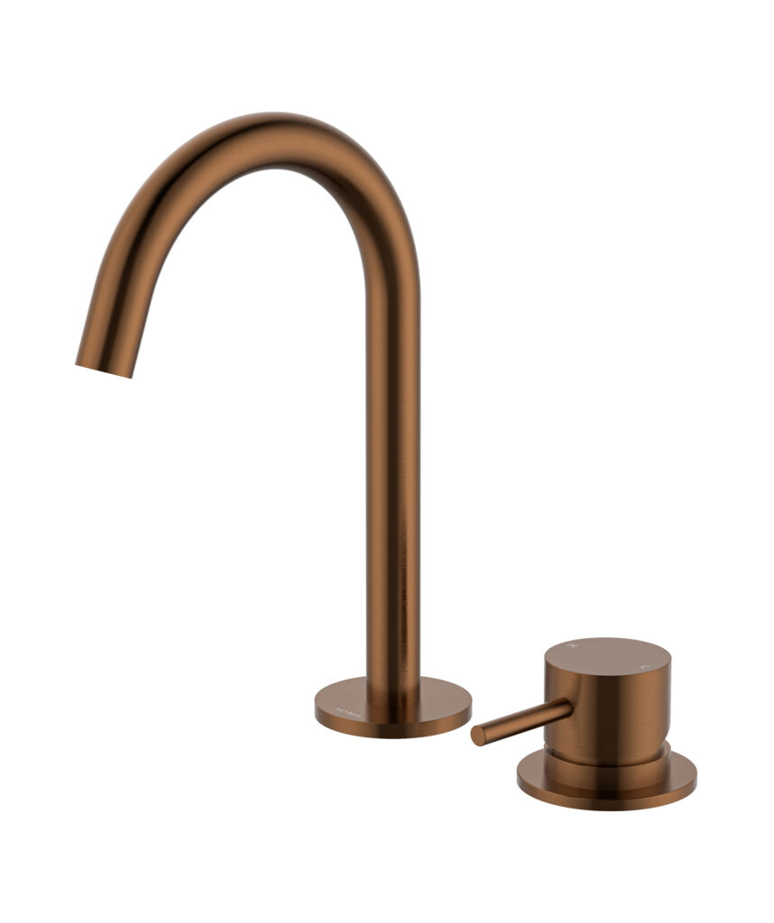 Anson Hob Basin Spout - Lead Free - Brushed Bronze
