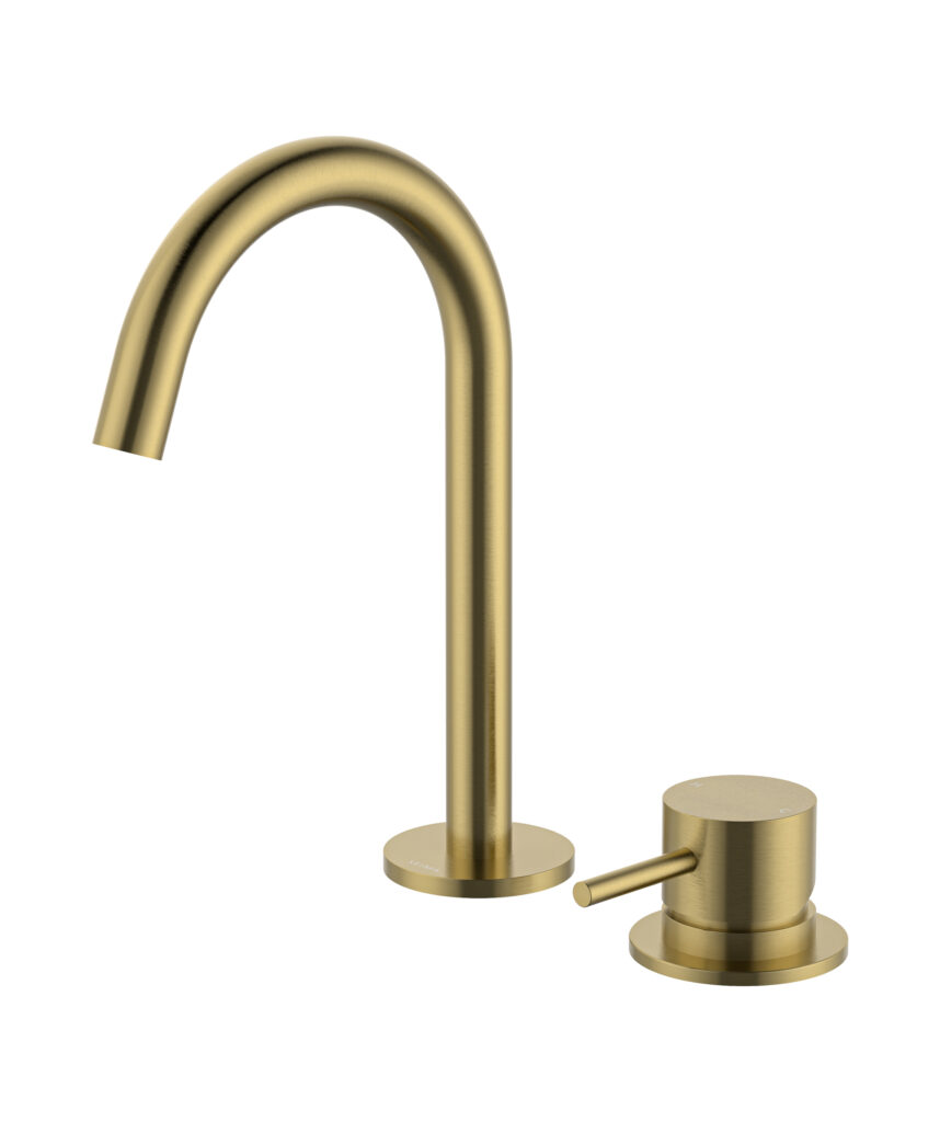 Anson Hob Basin Spout - Lead Free - Brushed Gold