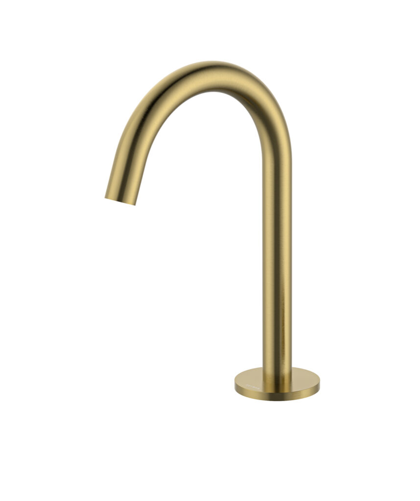 Anson Hob Basin Spout - Lead Free - Brushed Gold