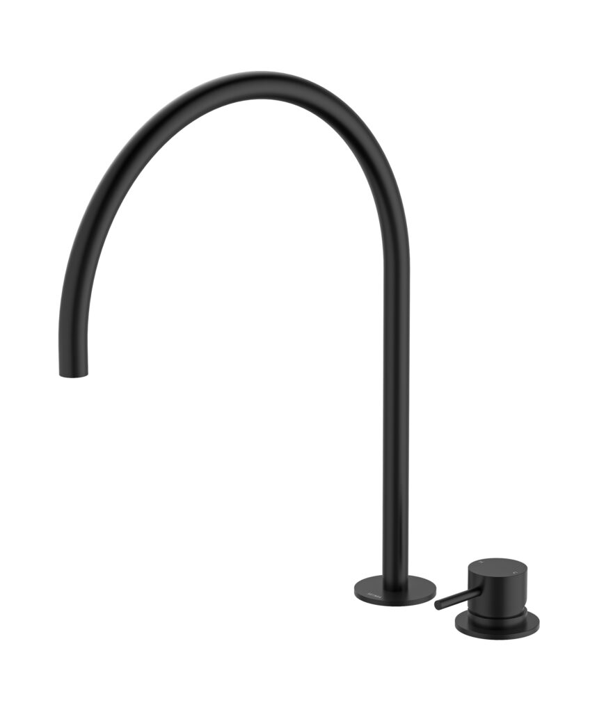 Anson Hob Mixer - Lead Free - Black Matte