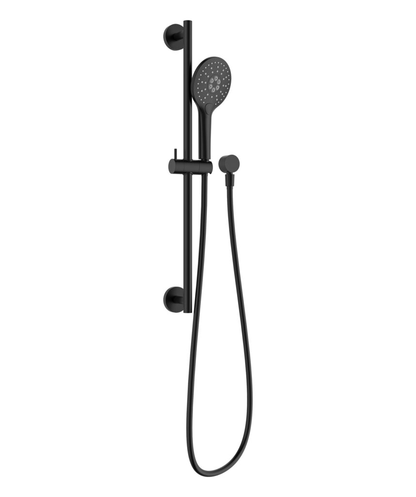 Anson Rail Shower - Black Matte