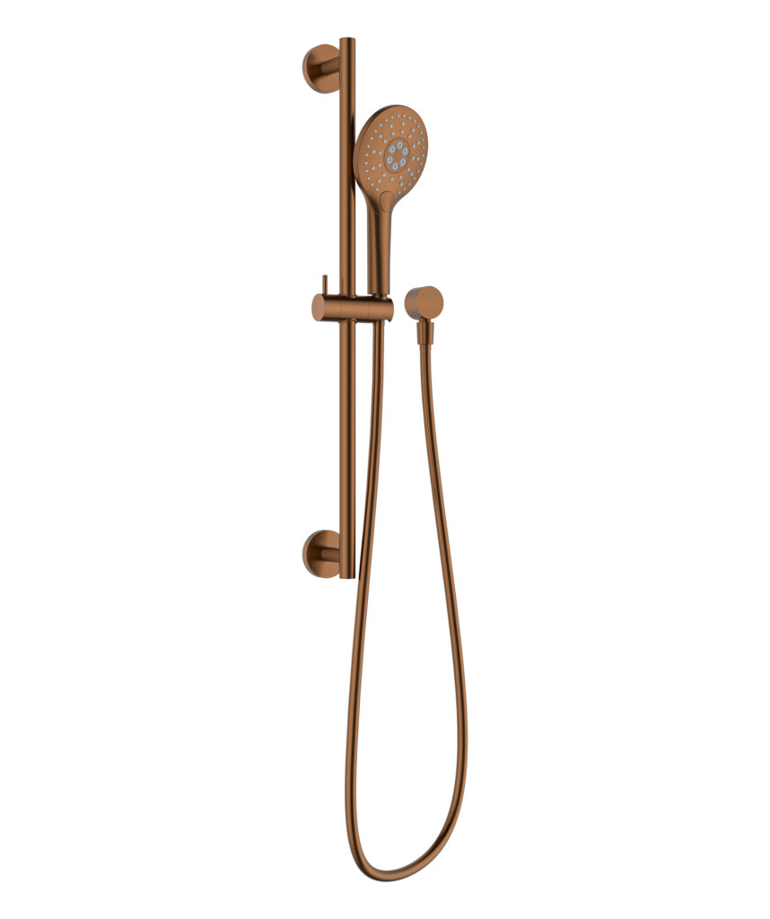Anson Rail Shower - Brushed Bronze