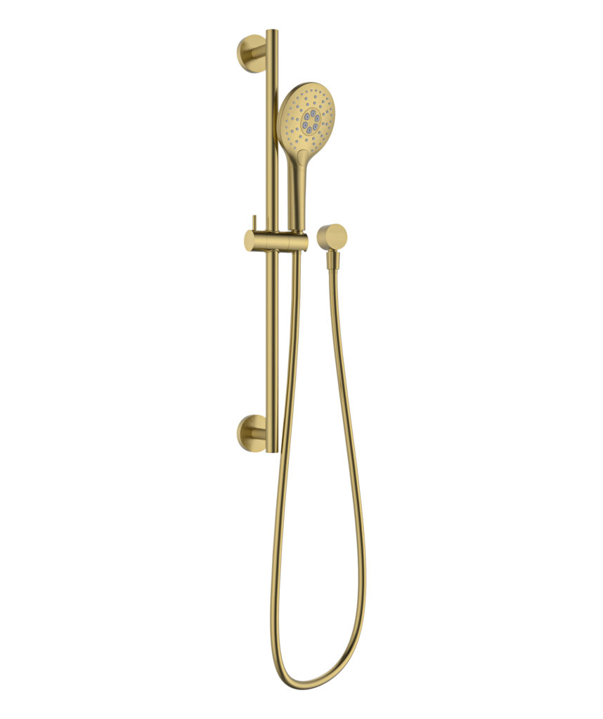 Anson Rail Shower - Brushed Gold