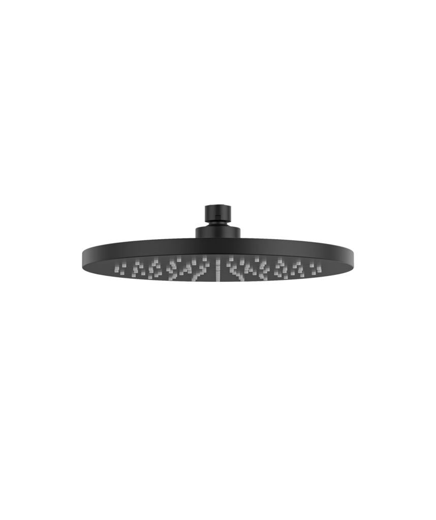 Anson Shower Rose ABS - Black Matte