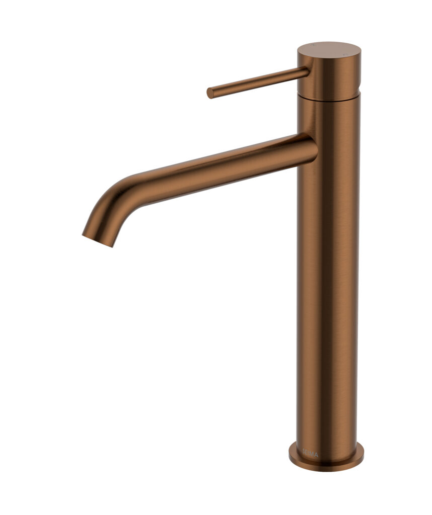 Anson Tall Basin Mixer - Lead Free - Brushed Bronze