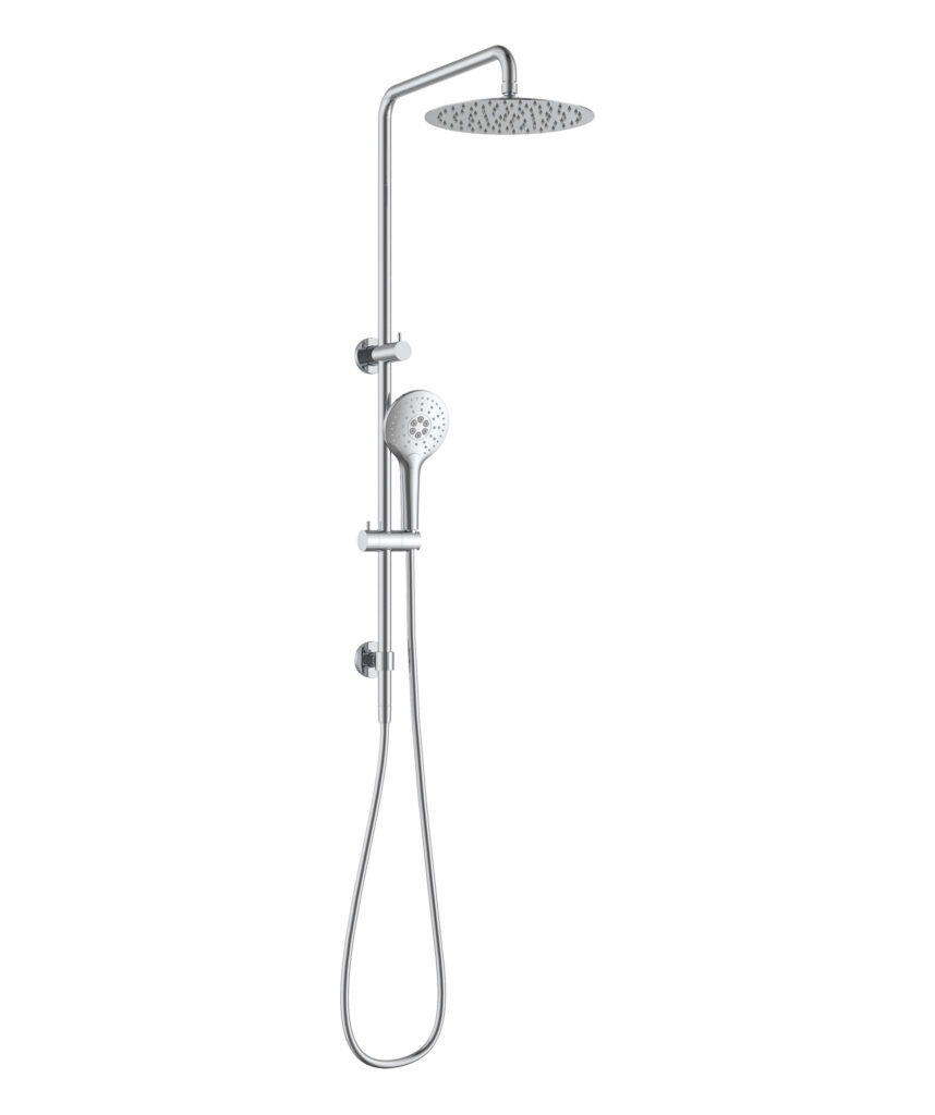 Anson Twin Shower - Chrome