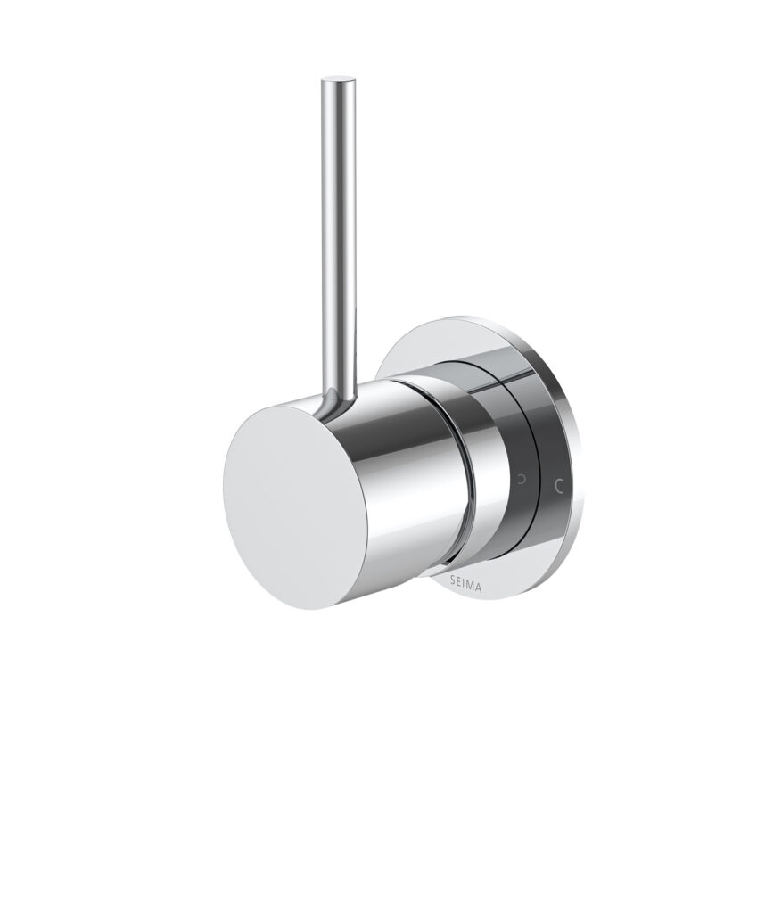 Anson Up Wall Mixer with 60mm Backplate - Lead Free - Chrome