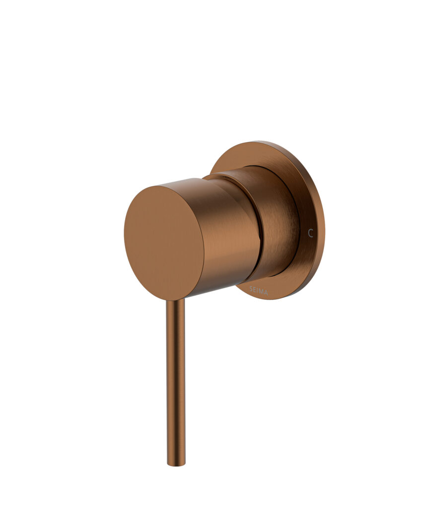 Anson Wall Mixer with 60mm Backplate - Lead Free - Brushed Bronze