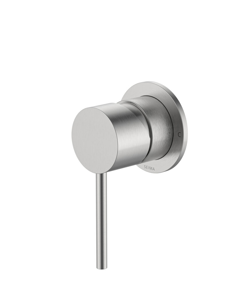 Anson Wall Mixer with 60mm Backplate - Lead Free - Brushed SS