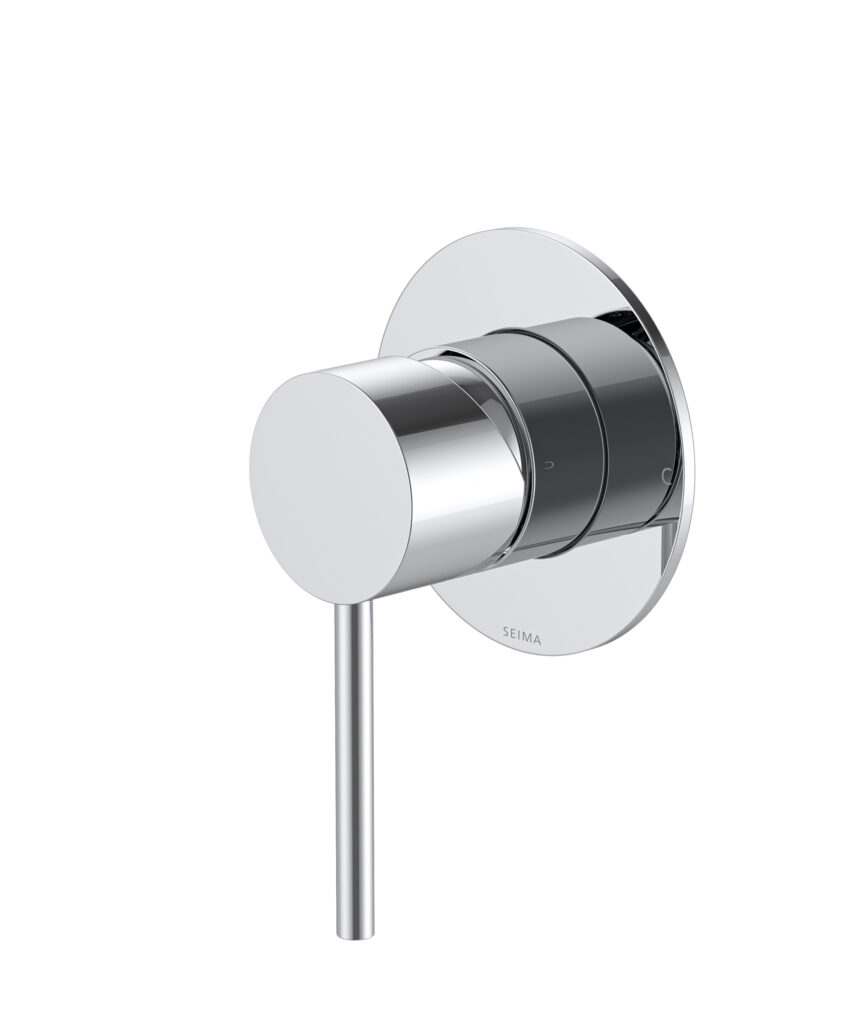 Anson Wall Mixer with 80mm Backplate - Lead Free - Chrome