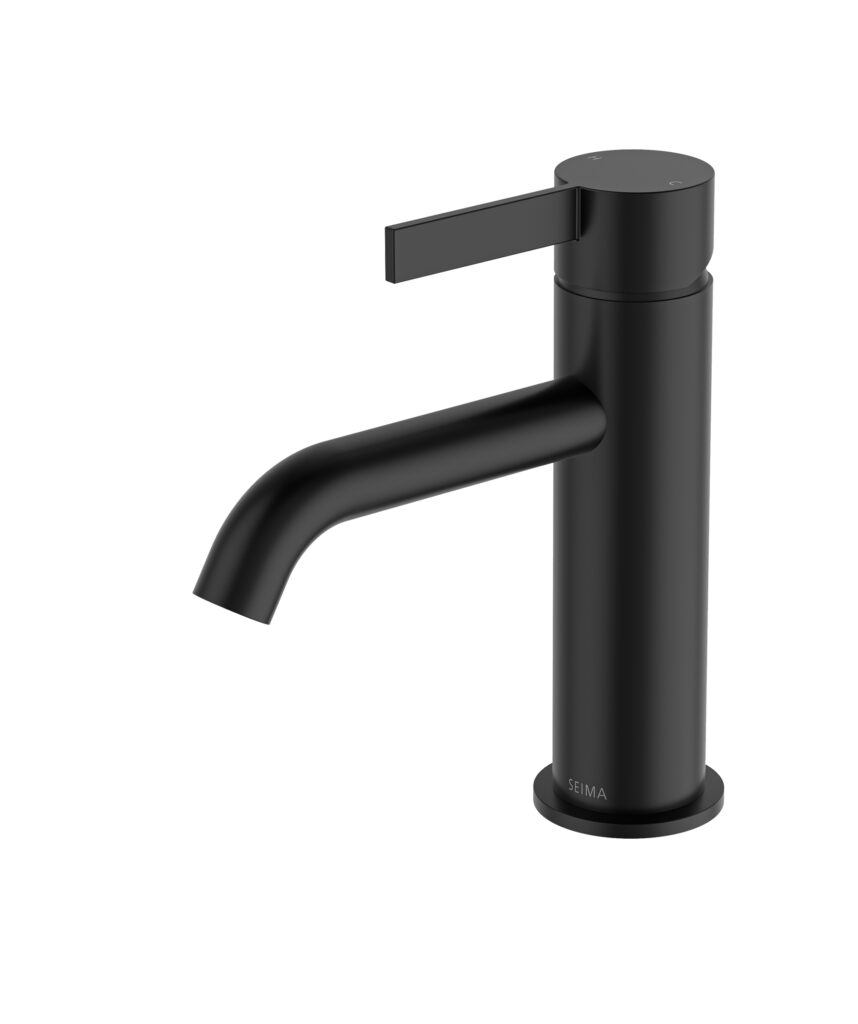 Edge Basin Mixer - Lead Free - Black Matte