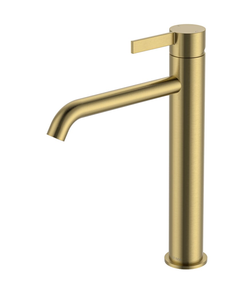 Edge Tall Basin Mixer - Lead Free - Brushed Gold