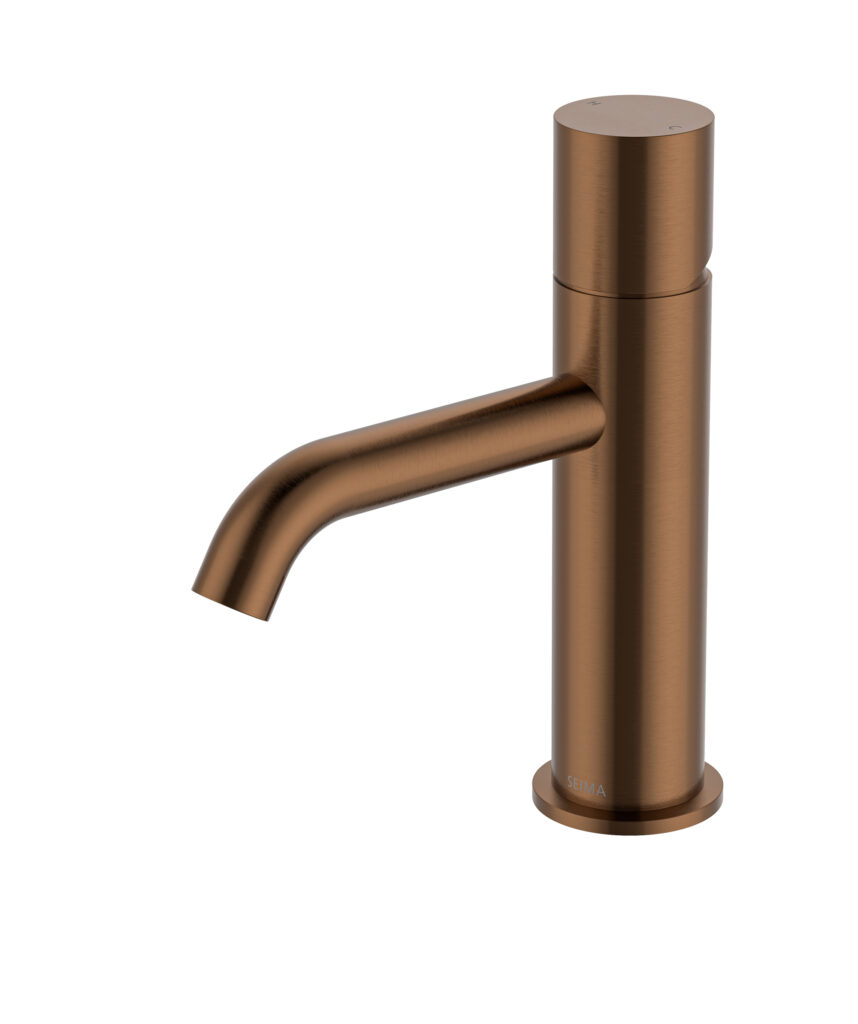 Enna Basin Mixer - Lead Free - Brushed Bronze