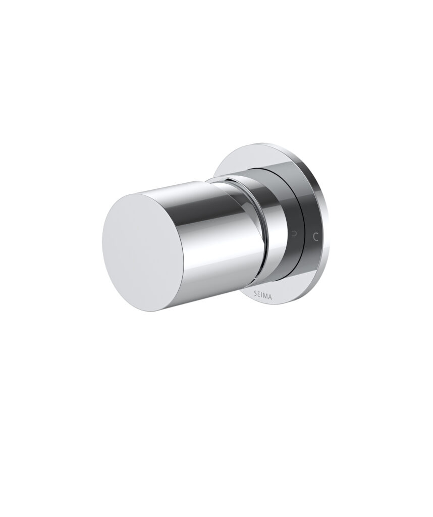 Enna Wall Mixer with 60mm Backplate - Lead Free - Chrome