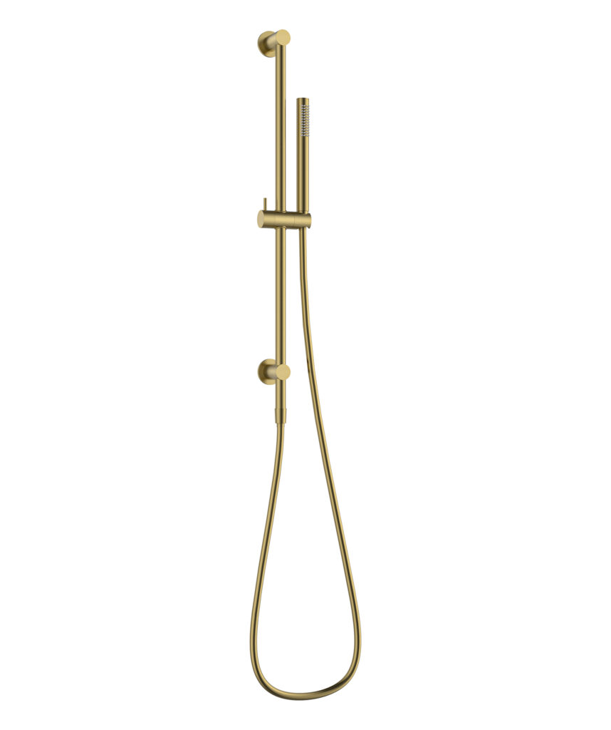 Enna Water Through Rail Shower - Brushed Gold