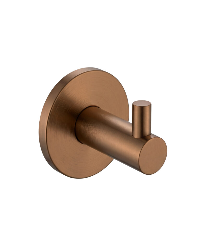 Anson Round Robe Hook - Brushed Bronze