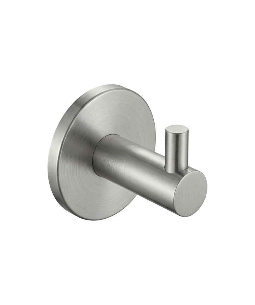 Anson Round Robe Hook - Brushed SS