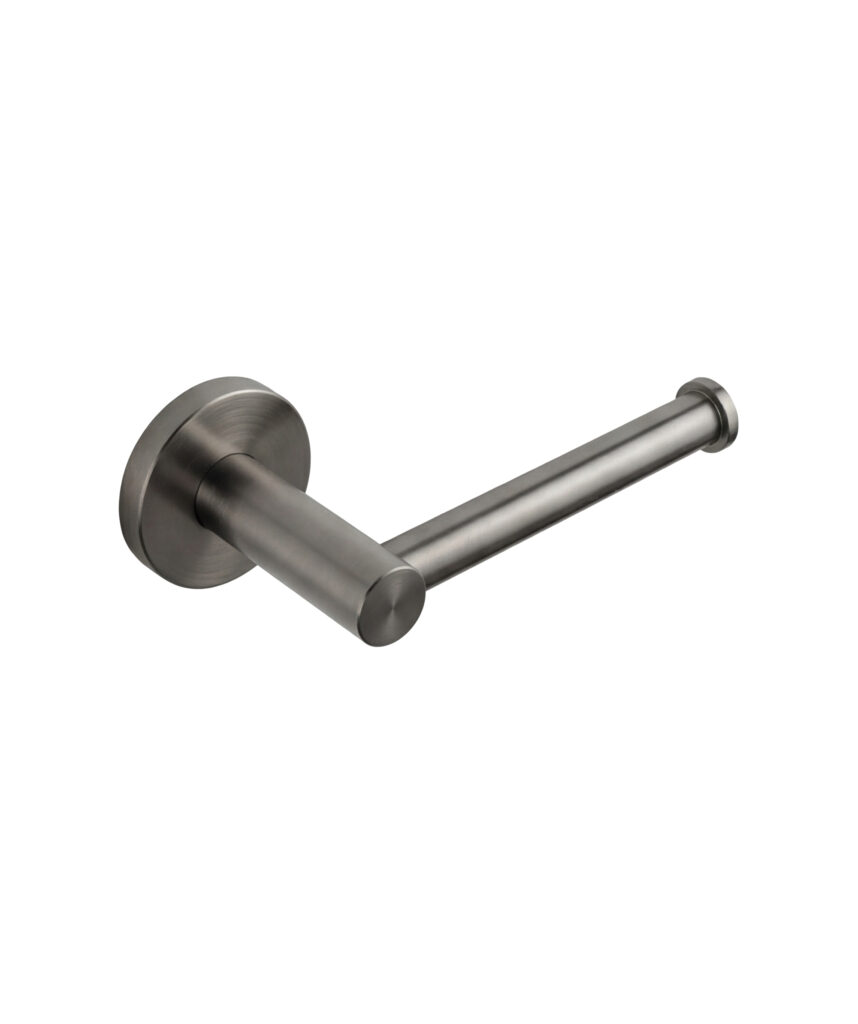 Anson Round Toilet Roll Holder - Gunmetal