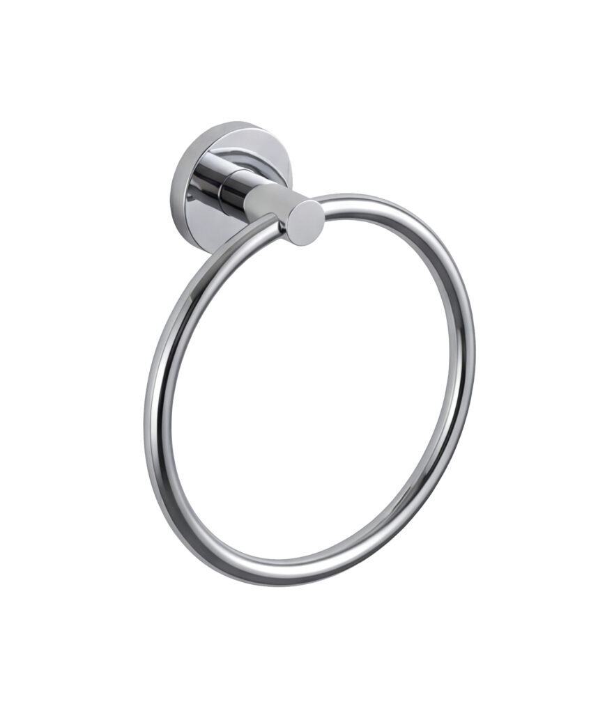 Anson Round Towel Ring - Chrome
