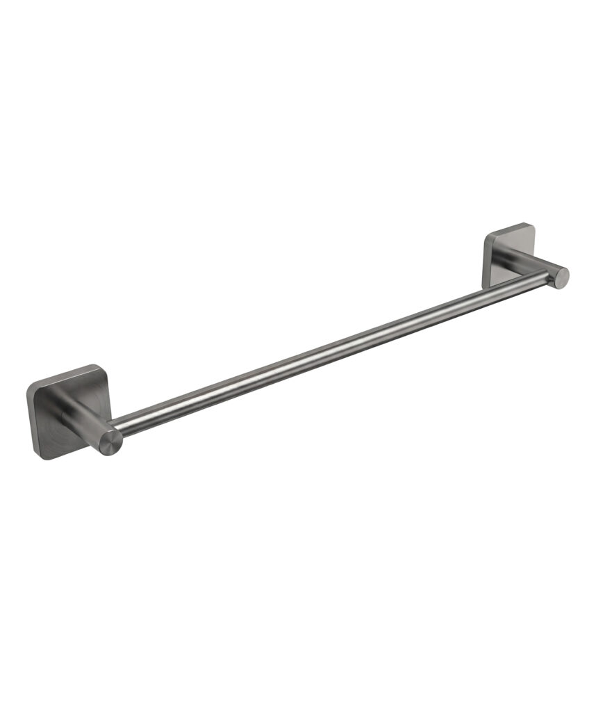 Anson Square Hand Towel Rail 450mm - Gunmetal