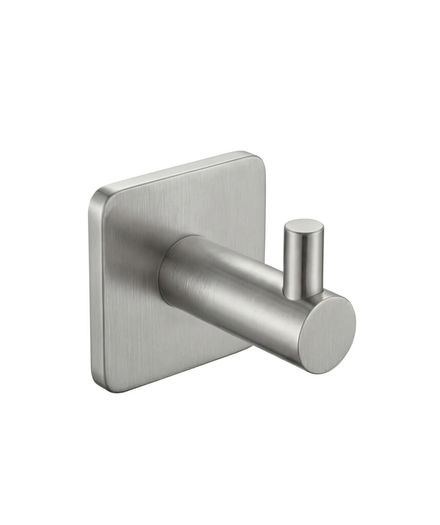 Anson Square Robe Hook - Brushed SS