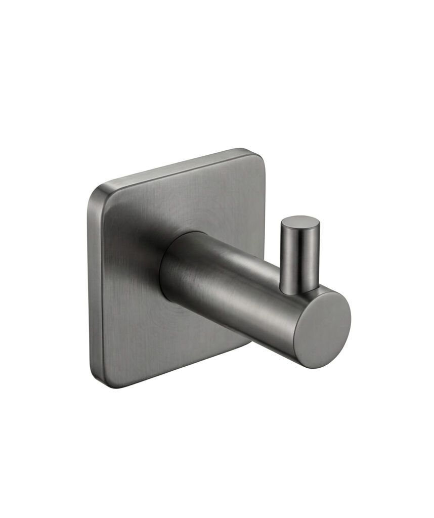 Anson Square Robe Hook - Gunmetal