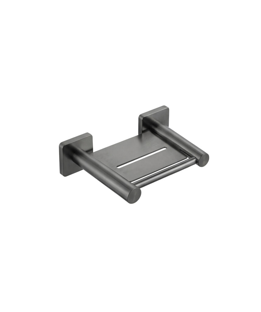 Anson Square Soap Shelf - Gunmetal