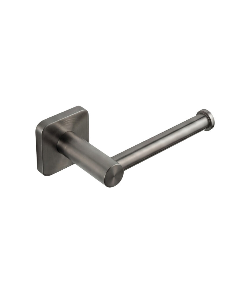 Anson Square Toilet Roll Holder - Gunmetal