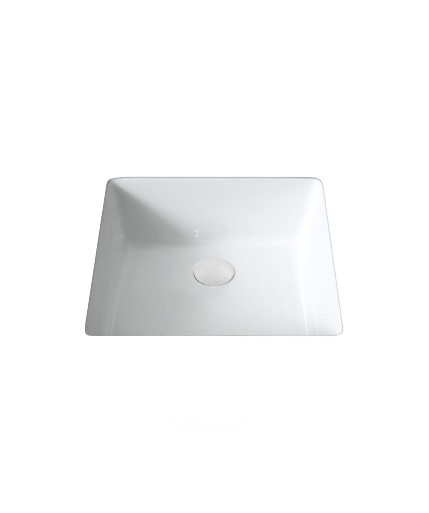 Kyra 405 ceramic basin - White Gloss