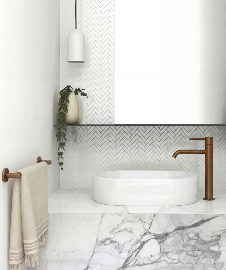 Aurora 530 ceramic basin - White Silk Matte